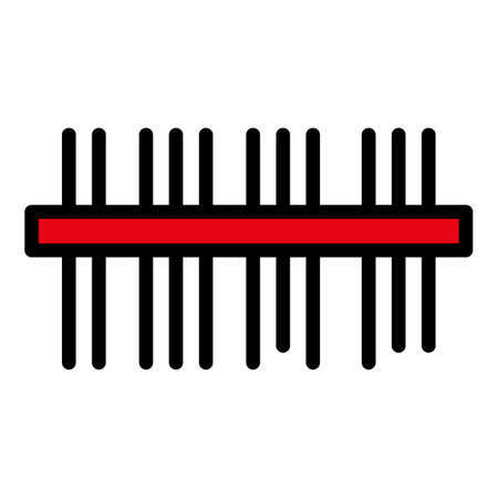 Check barcode icon outline vector. scancode. qr reader color flatのイラスト素材