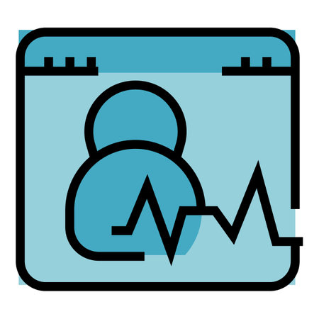 Speech identification icon outline vector. voice check. Audio recognition color flatのイラスト素材