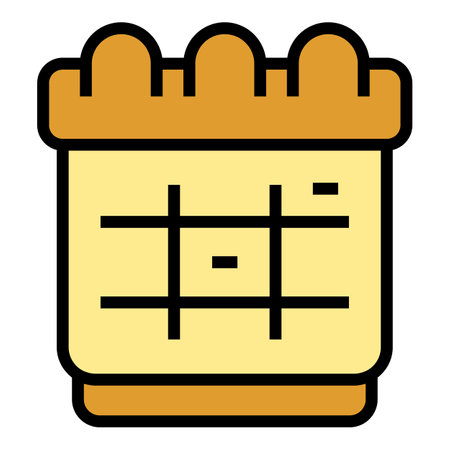 Speaker calendar icon outline vector. businessman. corporate job color flatのイラスト素材