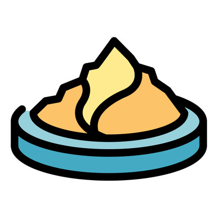Legume bean icon outline vector. food sesame. Control peanut color flatのイラスト素材