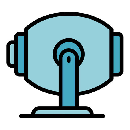 Building mixer icon outline vector. concrete cement. Machine mix color flatのイラスト素材