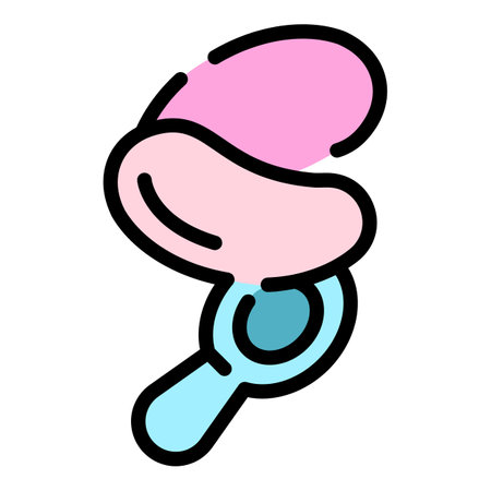 Modern eye patch icon outline vector. face gel. Girl care color flatのイラスト素材