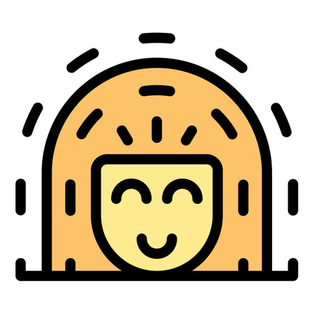 Woman health icon outline vector. mind energy. Body man color flatのイラスト素材