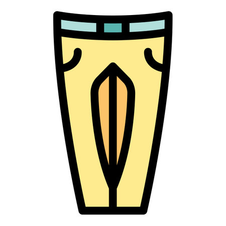 Jockey pants icon outline vector. Horse race. Sport derby color flatのイラスト素材