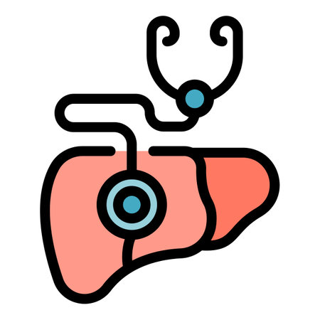 Enzymes organ icon outline vector. Amino peptide. Structure collagen color flatのイラスト素材