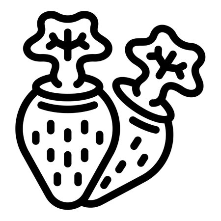 Turnips plant icon outline vector. Spring harvest root. Farmland harvest beetrootのイラスト素材