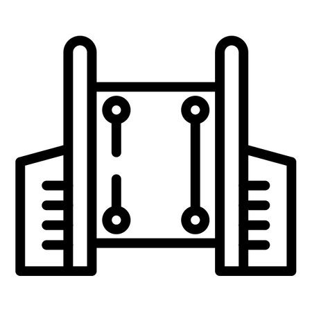 Dog training wall icon outline vector. Dog school jump. Fine run playのイラスト素材