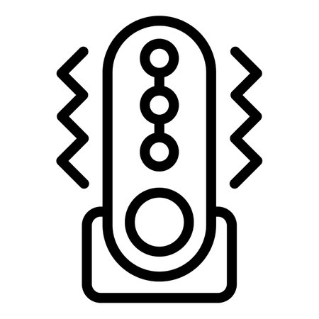 Use lamp purifier icon outline vector. Bacterium bulb. Cleaner light cleanのイラスト素材