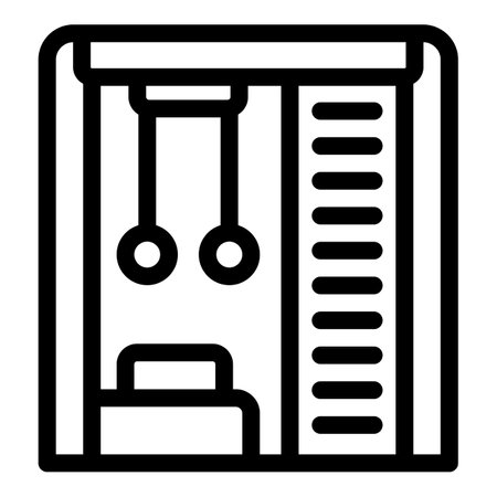 Children play room icon outline vector. Care educational. Child toyのイラスト素材