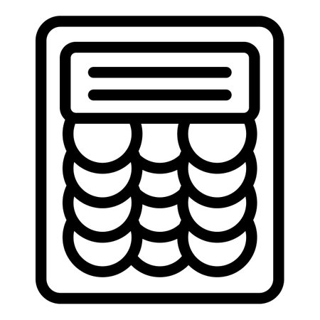 Eyeshadow palette showing colorful makeup for applying cosmetics and enhancing beautyのイラスト素材