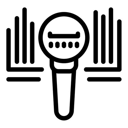 Simple outline icon of a water meter measuring water consumption with statistics barsのイラスト素材