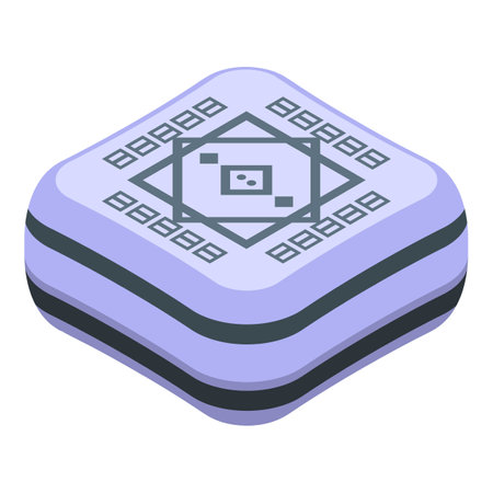 Powerful quantum processor performing complex calculations, accelerating scientific discoveriesのイラスト素材