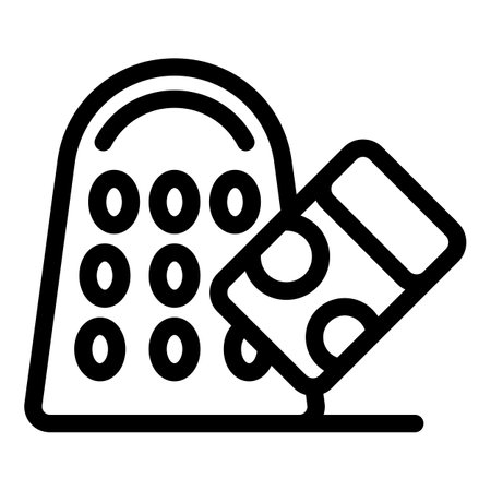 Simple icon of a bus driver punching a ticket with a ticket punching machineのイラスト素材