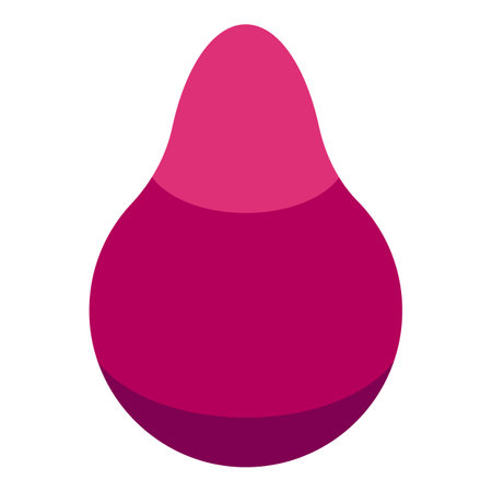 Simple design of a pink gradient abstract blob shape elementのイラスト素材