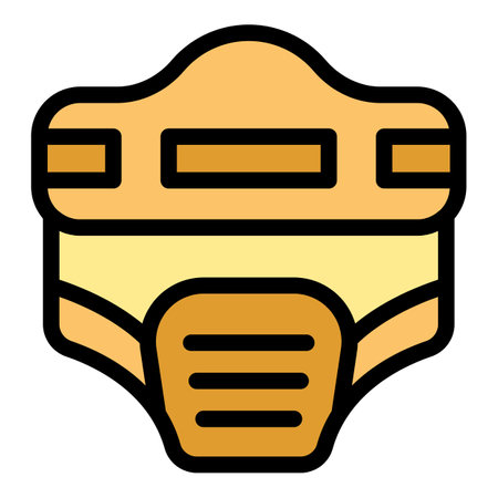 Protective groin guard, an essential piece of equipment for athletes participating in contact sports, providing crucial protection to the groin areaのイラスト素材