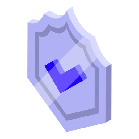 Secure shield with check mark symbolizing protection, safety, and guaranteeのイラスト素材