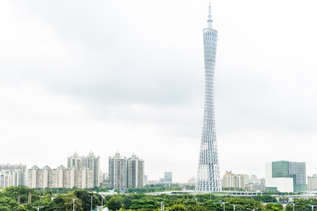 External of canton towerのeditorial素材