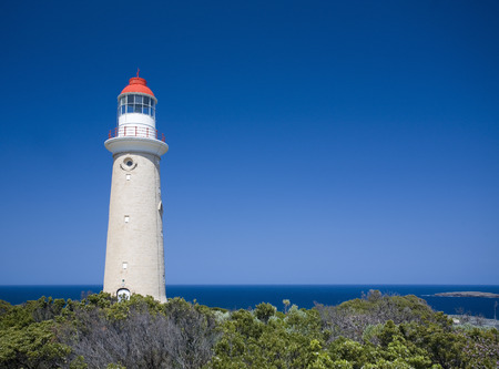 Cape Du Couedic lighthouse on Kangaroo Island of Australiaの写真素材