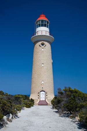 Cape Du Couedic lighthouse on Kangaroo Island of Australiaの写真素材