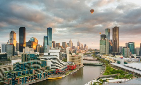 City at sunriseのeditorial素材