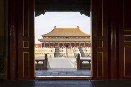 Forbidden City in Beijingの写真素材