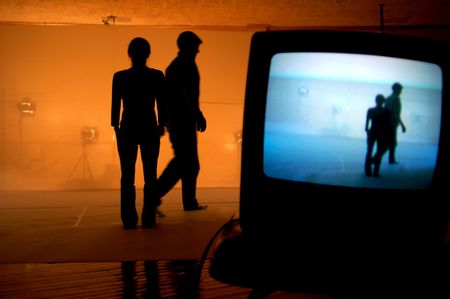 Silhouette Doublesの写真素材