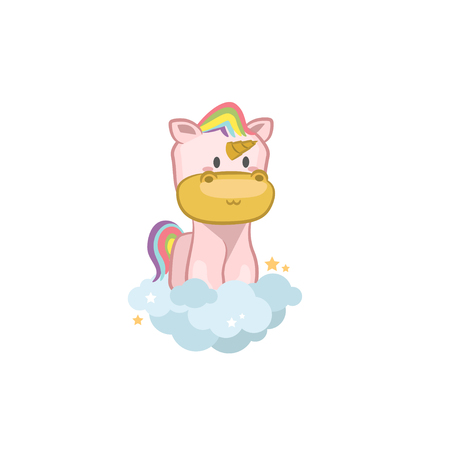 Pink Unicornのイラスト素材