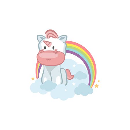 White Unicornのイラスト素材