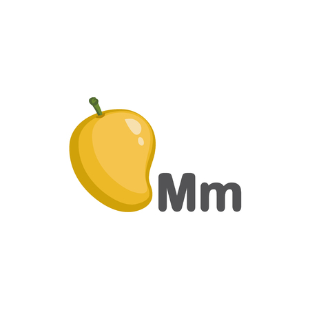 M is for Mangoのイラスト素材