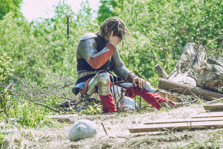Place: Cesis, date: 09.06.2011, Medieval festival at Livonian castle. This is medieval festival in Latvia. Meany peoples come to this festival and fight. It's popular and interesting measure.のeditorial素材