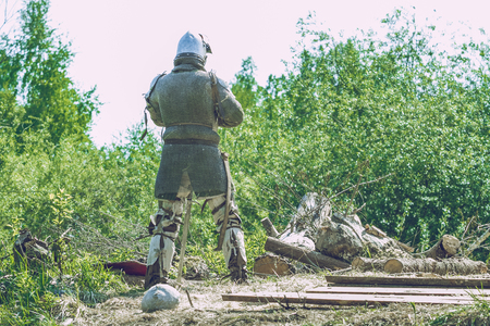 Place: Cesis, date: 09.06.2011, Medieval festival at Livonian castle. This is medieval festival in Latvia. Meany peoples come to this festival and fight. It's popular and interesting measure.のeditorial素材