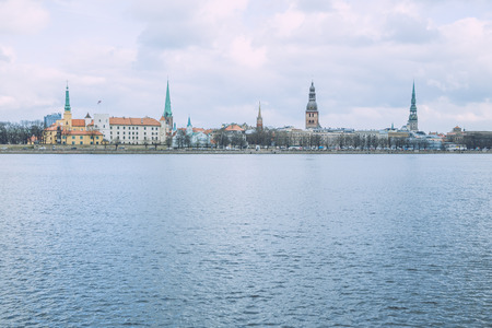 Capital of Latvia, Riga. Old and silent town.のeditorial素材