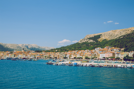 Morning relax to the sea in Croatia.のeditorial素材