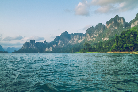 Morning time in Thailand island. 2016の写真素材