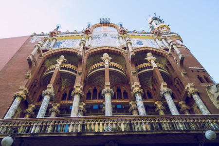 Barcelona city center 2013, Spain, Catalonia, autumn.のeditorial素材