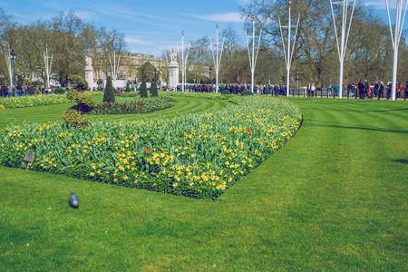 London, UK, 2017, Street view. City, streets and nature. It's a travel photo, when I walk around UK.のeditorial素材