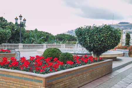 City view, Ceuta Spain, europe, 2013. Nature, buildings and beautiful view. It's a travel photo, when I walk around.のeditorial素材