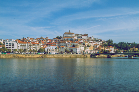 This is a Portugal city in the hill. 2014のeditorial素材