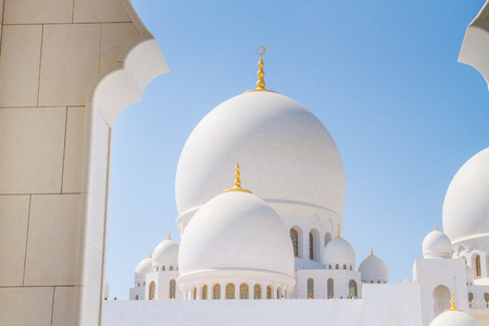 Sheikh Zayed Grand Mosque, Dubai, UAE, mosque. 2015のeditorial素材
