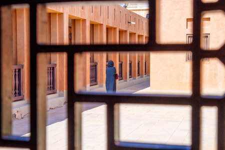 UAE, Dubai,street,  girl, hijab. 2015のeditorial素材