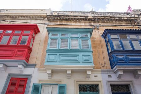 City Valleta, Malta, Europe. City streets and  urban view. Cars, peoples and architecture. Travel...