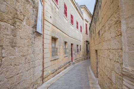 City Valleta, Malta, Europe. City streets and  urban view. Cars, peoples and architecture. Travel photo 2018 september.のeditorial素材