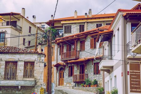 City Athens, Greek Republic. Urban city street with buildings.11. Sep. 2019のeditorial素材