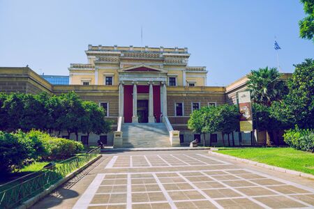 City Athens,  Greek Republic. Buildings and street, urban city with turists. 16. Sep. 2019の写真素材