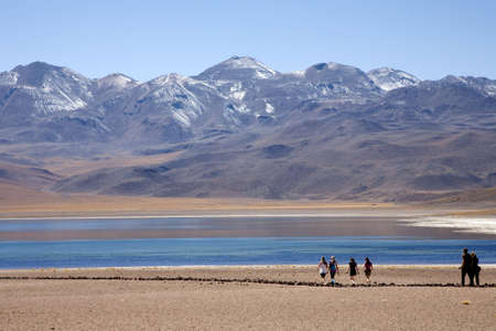 Atacama desert near Andesの写真素材