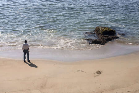 Valparaiso beach, Chileの写真素材
