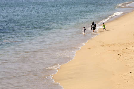 Valparaiso beach, Chileの写真素材