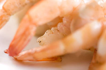 shrimp skewersの写真素材