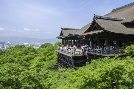 kiyomizu-dera Temple in Kyoto, Japanのeditorial素材