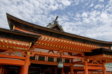 Itsukushima Shrine in Hiroshima, Japanのeditorial素材